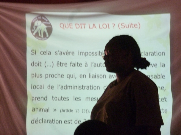 Formation des écogardes du PN de Bouba-Ndjidda en Législation faunique et Conflits Homme/Faune