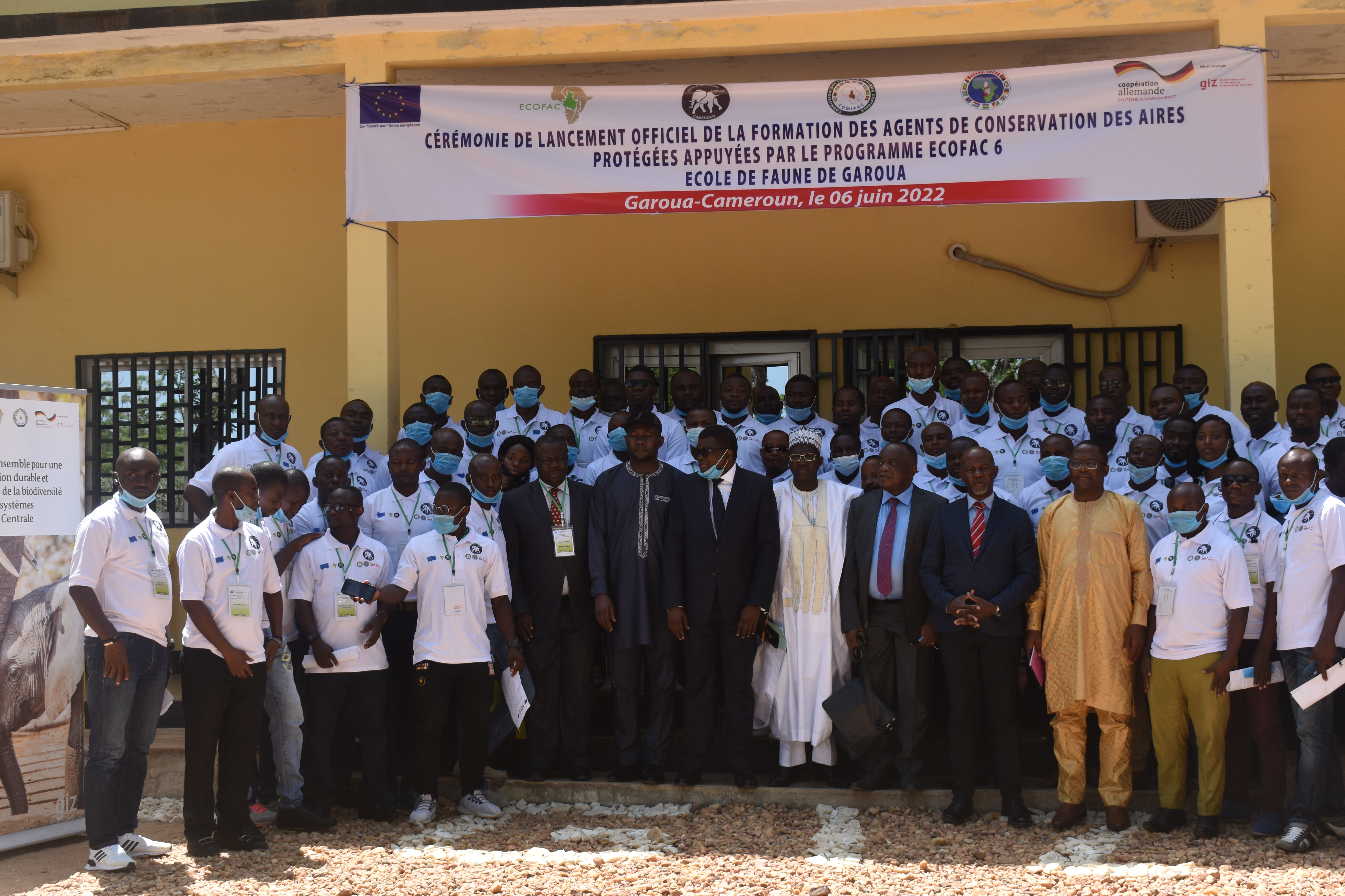 CEREMONIE D’OUVERTURE DE LA FORMATION CONTINUE DES ECOGARDES DES SISTES ECOFAC DU 30 MAI AU 24 JUIN 2022 A L’ECOLE POUR LA FORMATION DES SPECIALISTES DE LA FAUNE